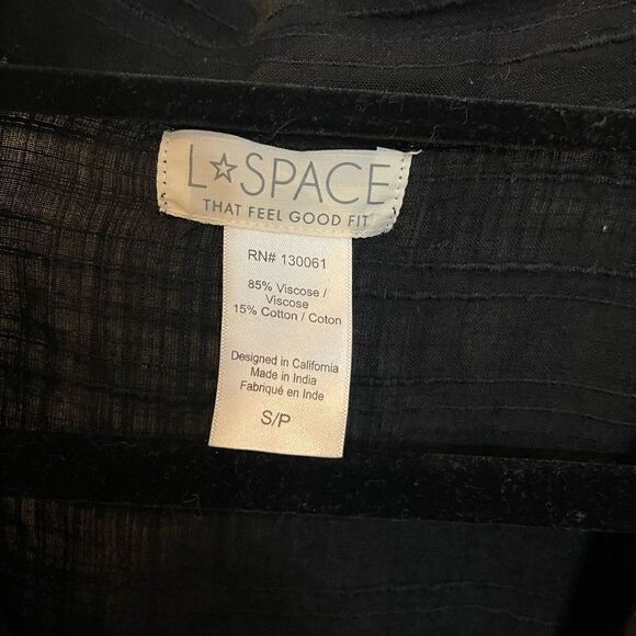 L*SPACE Black Caswell Tunic size Small! - Picture 6 of 6